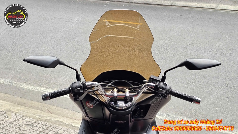 Kính chắn gió HTR lắp chuẩn PCX 2018